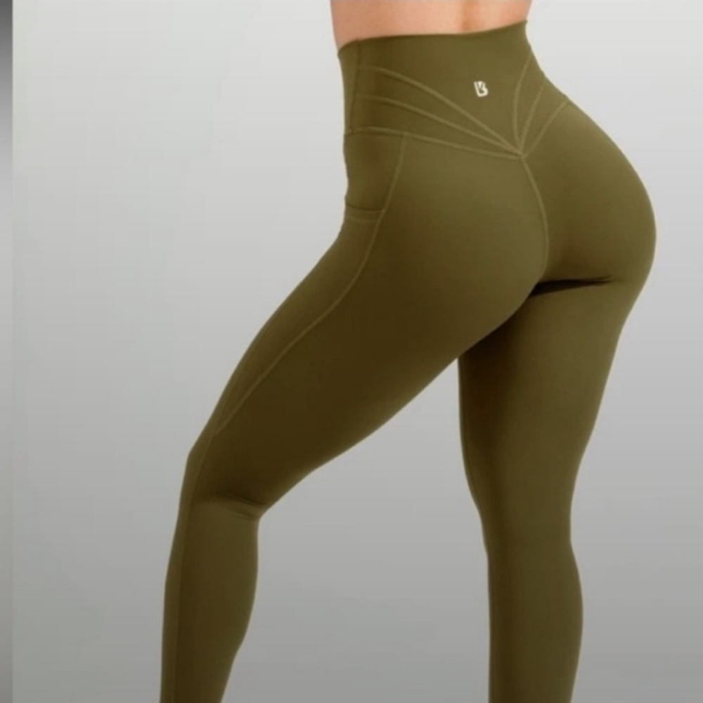 BuffBunny| Legacy Olive Green Leggings